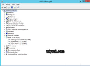 Phần port trong device manager