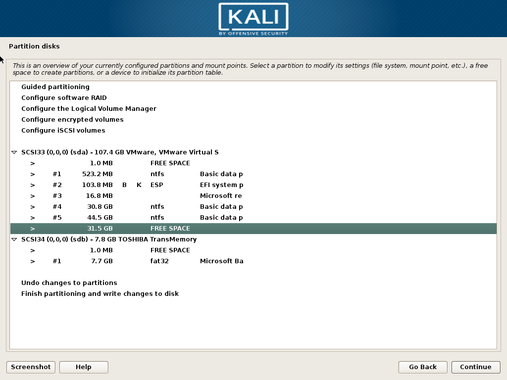 Hướng dẫn dual-boot windows 10 UEFI và Kali Linux