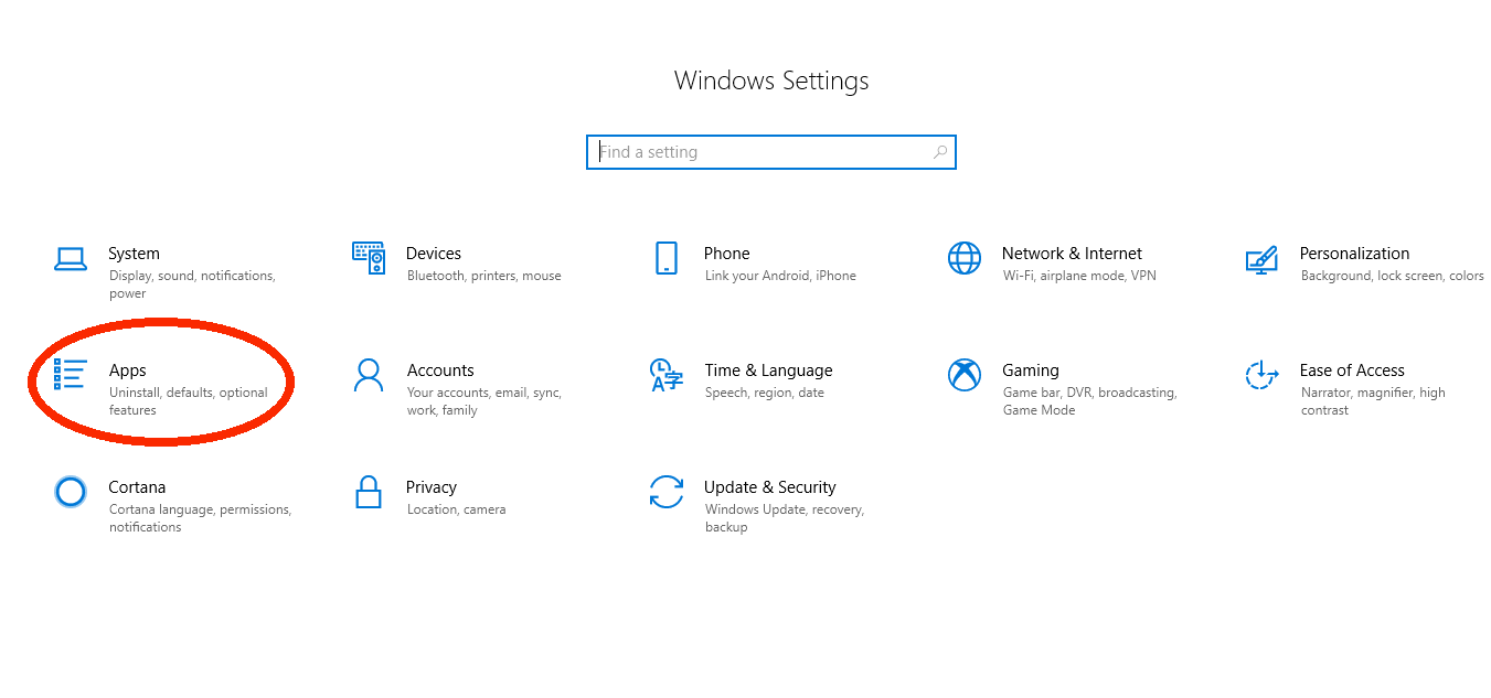 windows settings: gỡ các ứng dụng lớn - nguyên nhân làm ổ C đầy bất thường