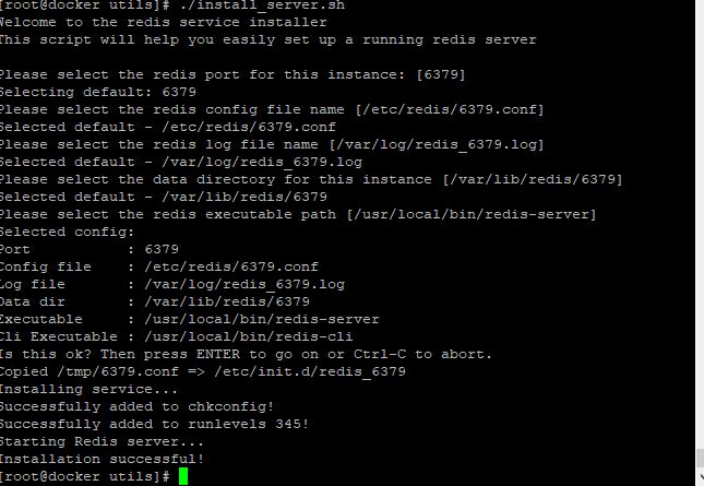 install init script for redis on centos 7